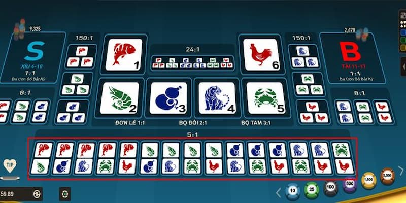 Từng bước tham gia vào game bầu cua trên